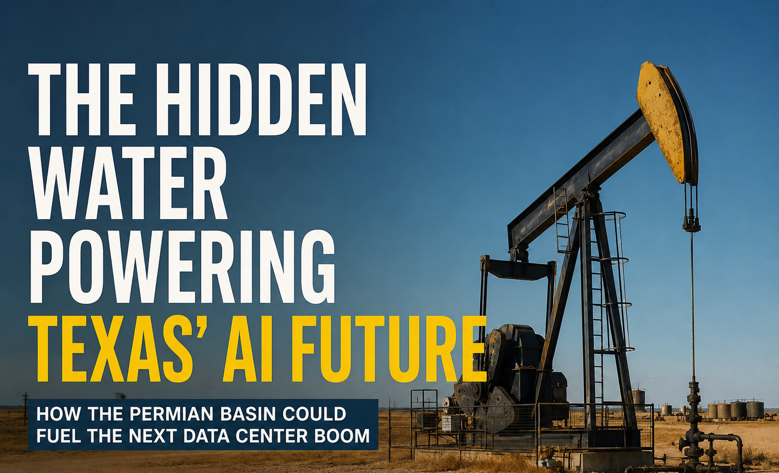How the Permian Basin’s Hidden Water Supply Could Power the Next AI Data Center Boom
