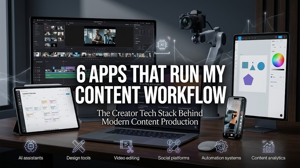 6 Apps That Quietly Run My Entire Content Workflow