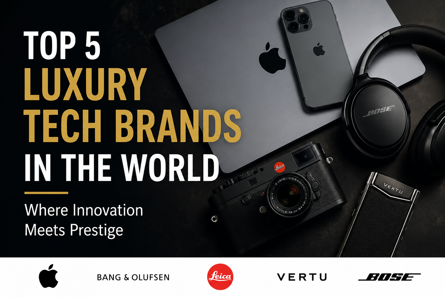 Top 5 Luxury Tech Brands in the World