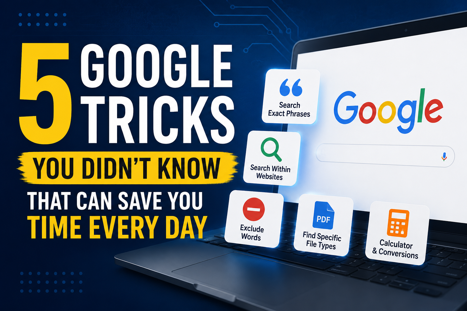 5 Google Tricks You Didn’t Know That Can Save You Time Every Day