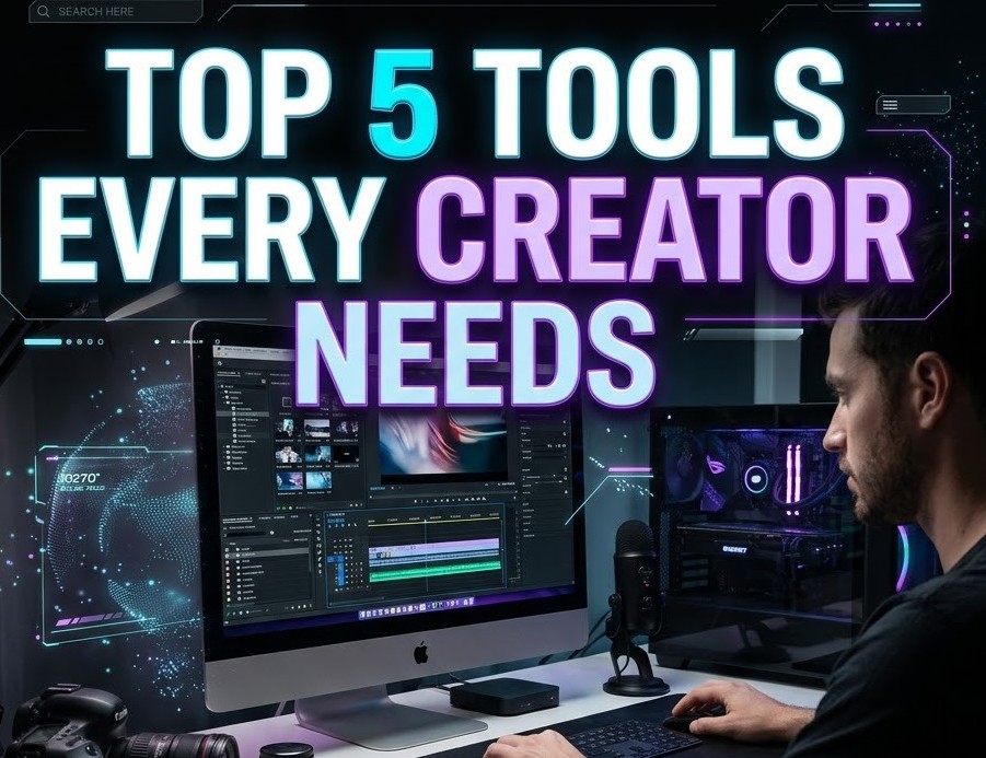 Top 5 Tools Every Content Creator Needs in 2026