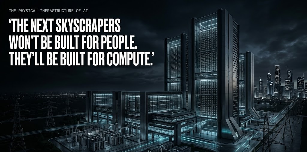 The Next Skyscrapers Won’t Be Built for People. They’ll Be Built for Compute.