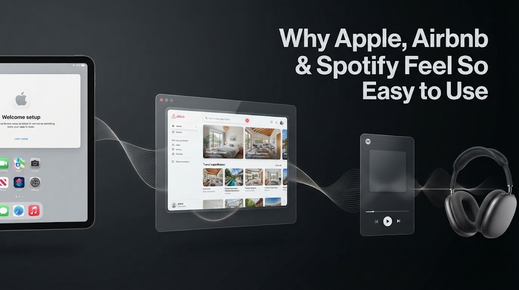 Why Apple, Airbnb and Spotify Feel So Easy to Use
